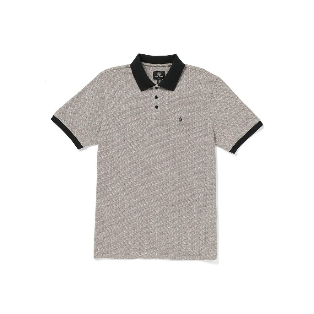 Volcom Men's Natural Stone Polo Short Sleeve Shirt M NWT